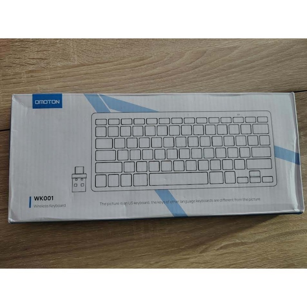 OMOTON WK001 Wireless Keyboard US Layout Compact Design‎